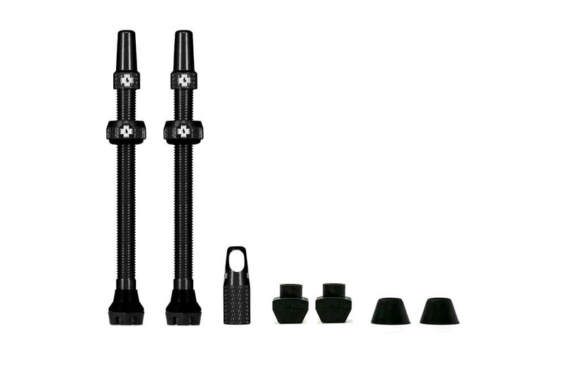 MUC-OFF WENTYLE TUBELESS 80MM CZARNE Tubeless Valves 80mm/CZARNE V2