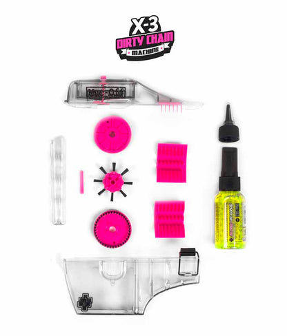 MUC-OFF ZESTAW DO MYCIA ŁAŃCUCHA  X3 Chain Cleaning Device Kit