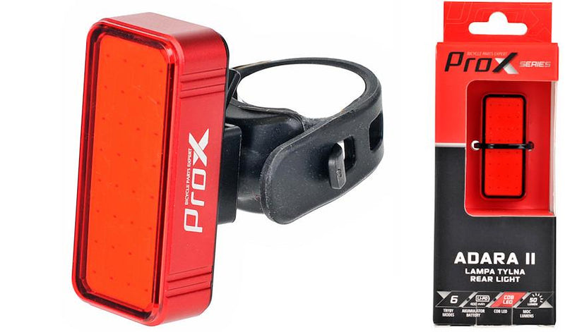 ProX Lampa tył ADARA II COB LED 50Lm 400 mAh