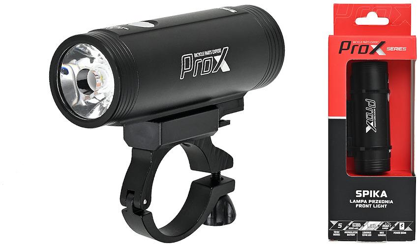 ProX Lampa przód SPIKA 1100Lm 5000mAh