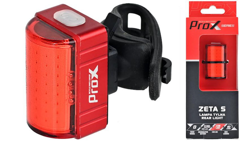 ProX Lampa tył ZETA S COB LED 80LM 500 mAh