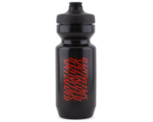 22oz / Stacked Black / Red