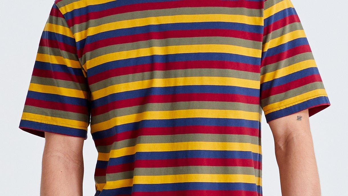 Koszulka Men's Specialized/Fjällräven Cotton Striped Short Sleeve Tee