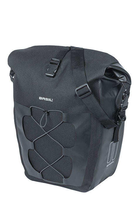 BASIL NAVIGATOR WATERPROOF TORBA SINGLE BAG, 25-31L, black