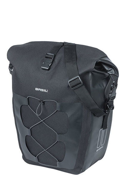 BASIL NAVIGATOR WATERPROOF TORBA SINGLE BAG, 25-31L, black